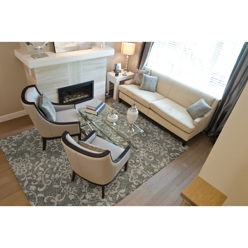 Lois Floral Indoor Rug, Rectangle 6'7" x 9'6"