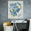«Bouquet Francais D» par Jean Plout, art mural sur toile-300614000