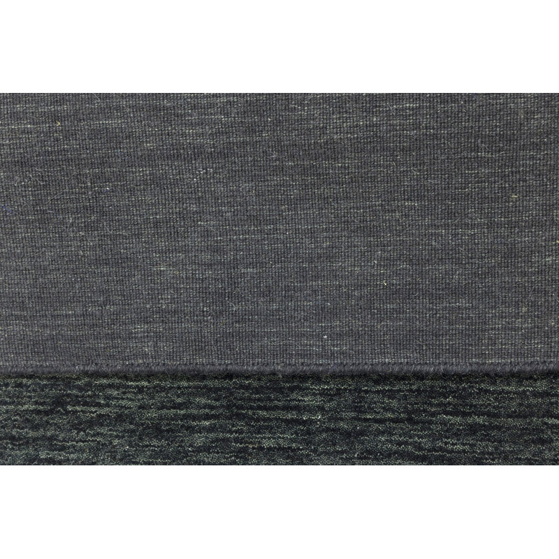 Greilickville Hand Loomed Gabbeh Rug, 100% Wool, Solid Color, Fade & Stain Resistant, Durable, All Sizes, India-Made.
