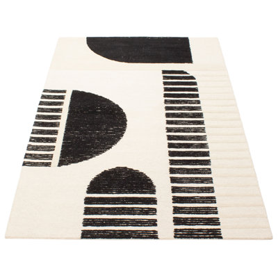 Tapis crème Timeless 5 pi 0 po x 7 pi 7 po