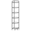 160cm H x 30cm W Metal Corner Bookcase-254636054