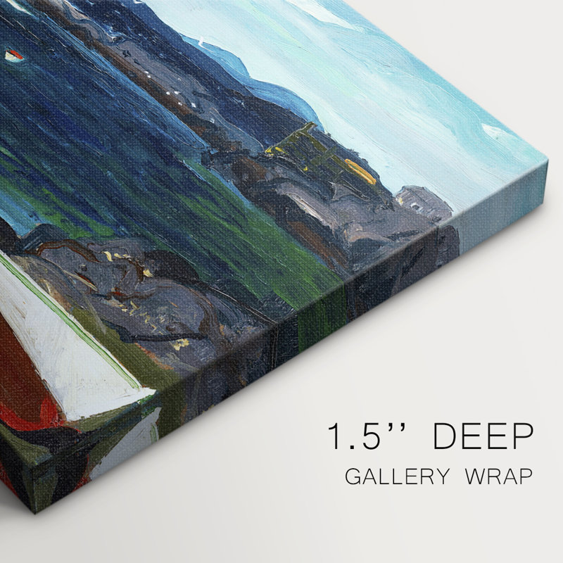 Paysages rétro-XLI-Cavas enveloppés de galerie, 18 x 27