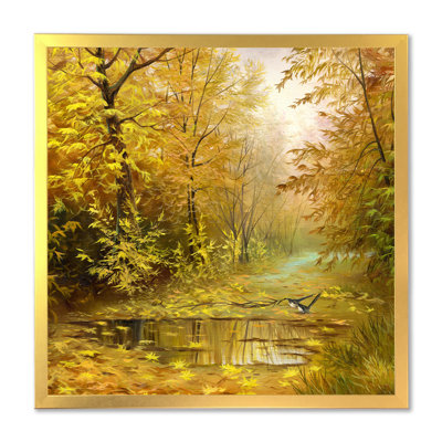 «Beautiful Yellow Yellow Landscape», impression sur toile