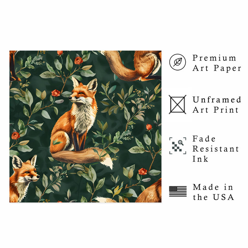 Reproduction d'art sans cadre, H 12 po x l 12 po