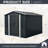 8x10 Metal Outdoor Storage Shed Black