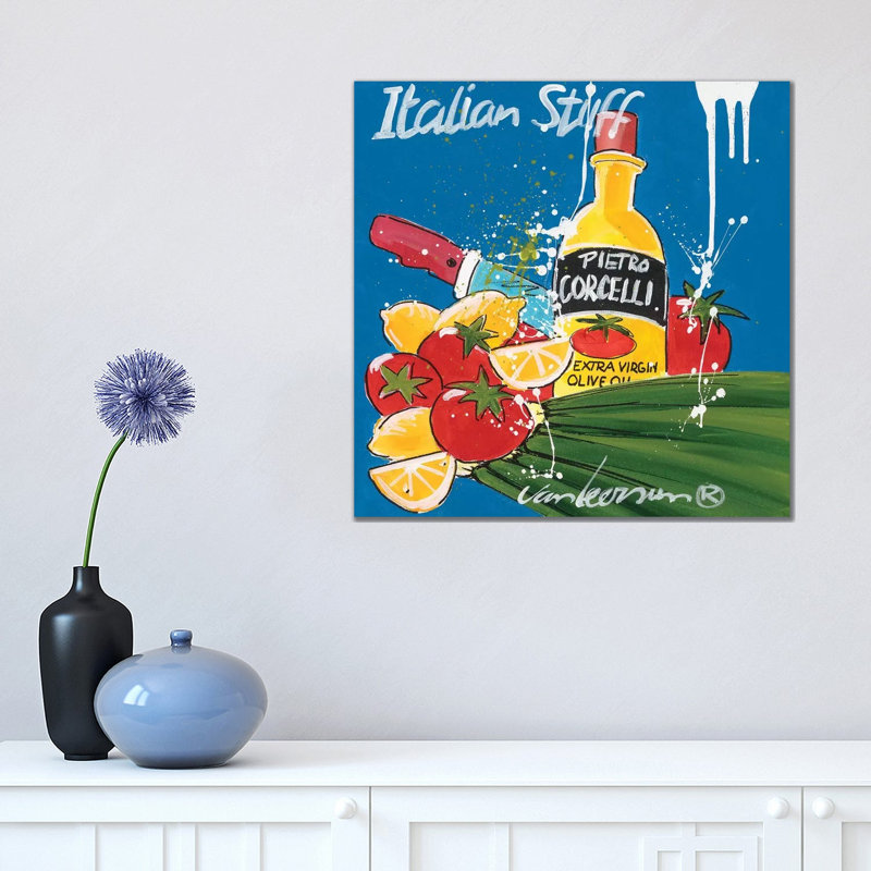 Italian Stuff by El Van Leersum - Wrapped Canvas Gallery-Wrapped Canvas Giclée, 45.72 cm H x 45.72 cm W x 1.91 cm D
