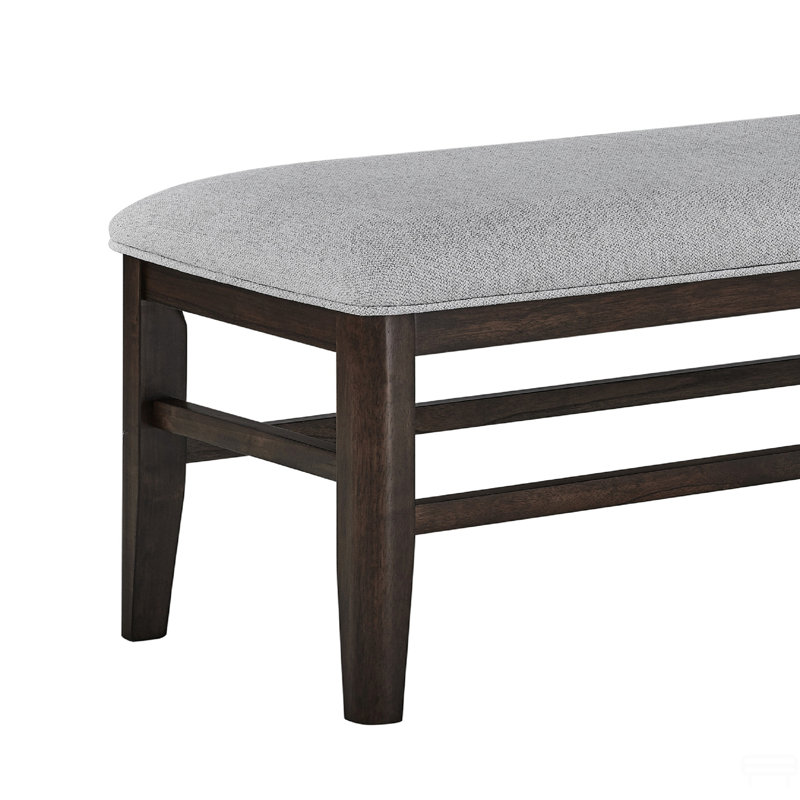 Siège de revêtement gris en bois 1pc