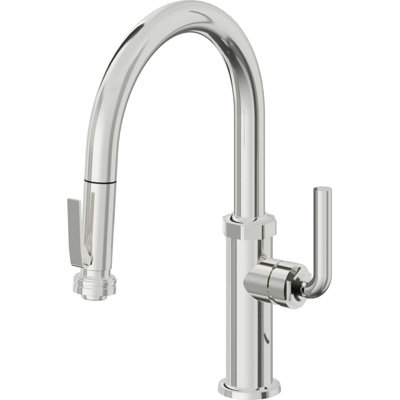 Descanso Kitchen Pull-Down Kitchen Faucet with Squeeze Sprayer - Low Arc Spout
