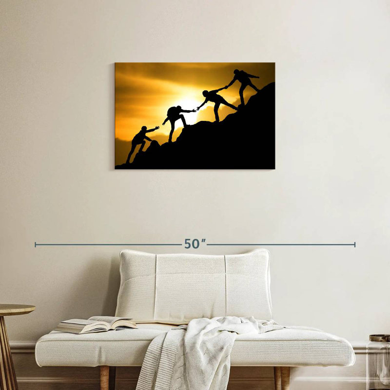 Sireci Climbing Teamwork, 20" H x 30" W