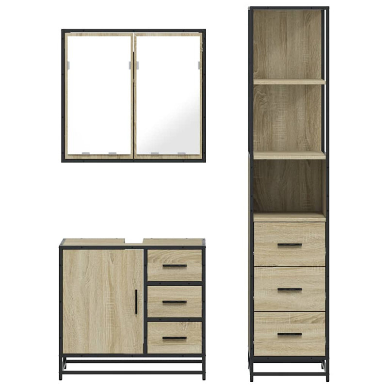 Bathroom Furniture Suite, Sonoma Oak