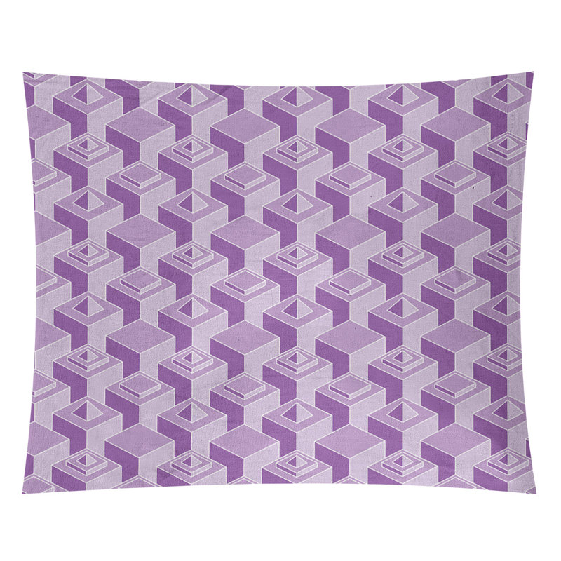 Tapisserie, H 27,5 po x l 37,5 po, Violet