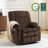 Small Dual Motor Power Recliner Lift Chair with Massage and Heat, Infinite Position, Fabric-1257483222