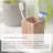 Wood Acacia Bath Tumbler Cup Toothbrush Holder