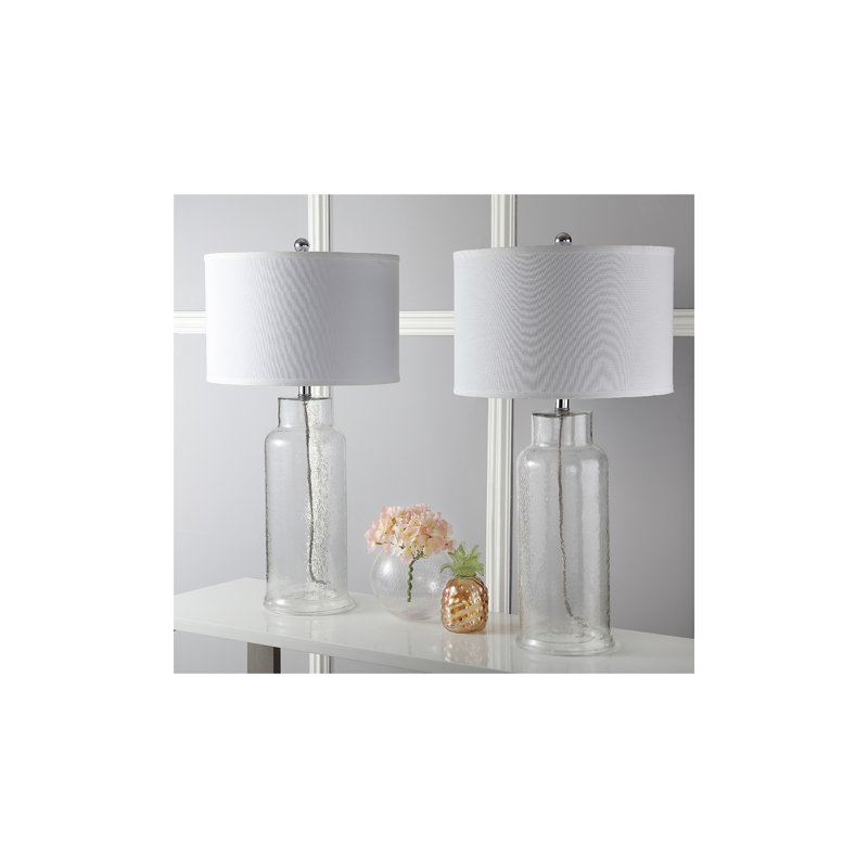 Merkel Glass Table Lamp, Clear