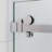 Astro 68 - 72 in. x 78 in. Fully Frameless Glass Sliding Shower Door-59183077