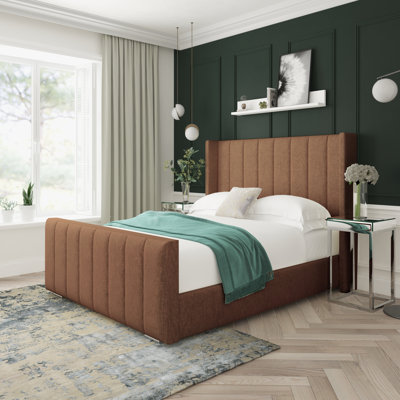 Willow Chenille Upholstered Bed Frame