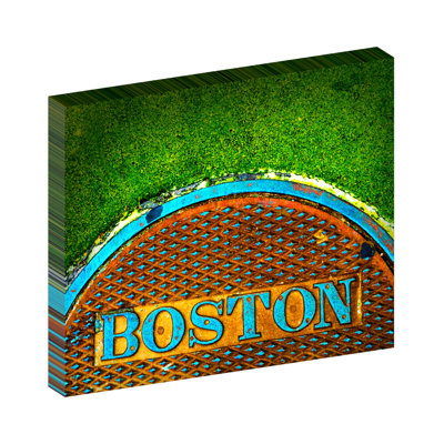 Boston Manhole Cover, Boston Massaqueett - photographie sur toile tendue