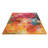 Velva Abstract Orange/Pink/Blue Area Rug-429963972
