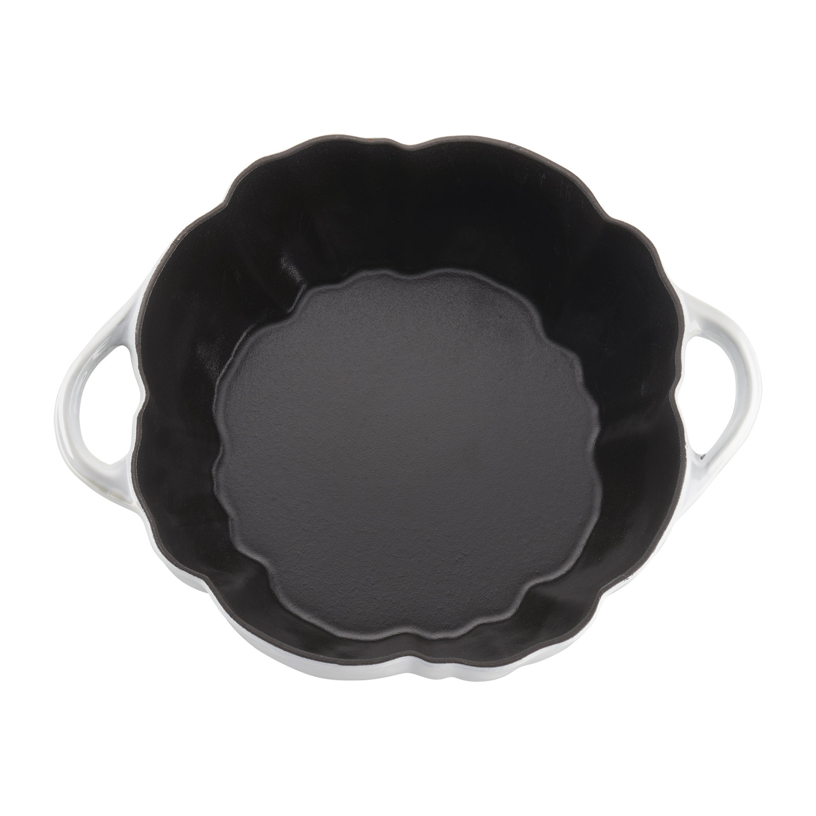Enameled Cast Iron Pumpkin Dutch Oven, White