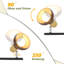 Ceiling spotlight flame ceiling light vintage - ceiling lamp hallway black ceiling spots E14 industrial spotlights inside metal 350° swivel spots for bedroom living room (without bulb)-663080747-663080748