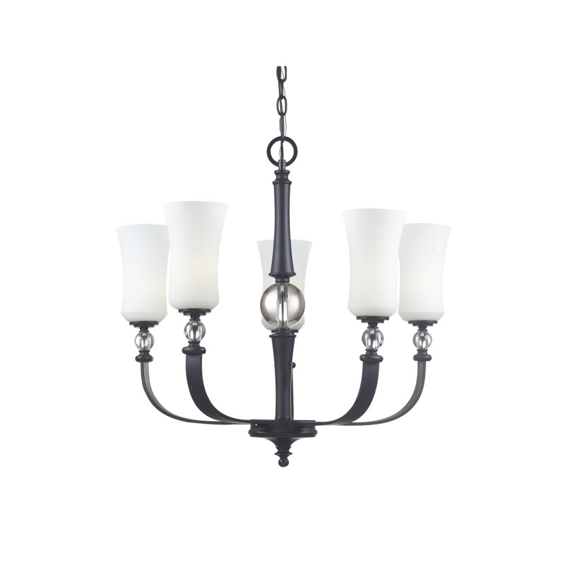 Lustre classique/traditionnel ombré 5 lumières Vergara