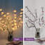 Lampe de table orchidée papillon illuminée avec branches et veilleuse décorative pour le salon de la chambre à coucher-1213227731