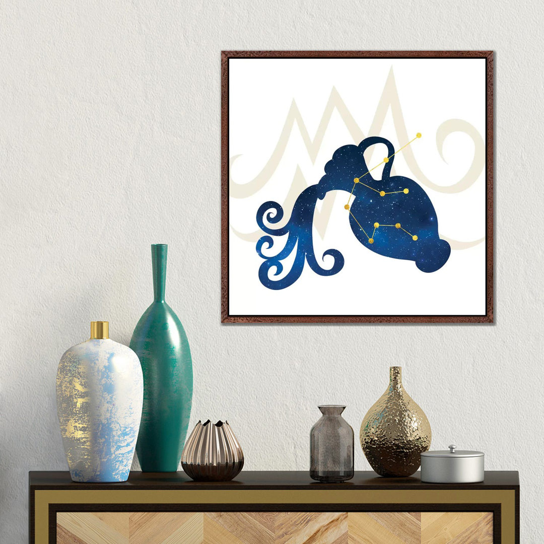 Stars Of Aquarius von 5by5collective - Galerie-umwickelte Leinwand Giclée auf Leinwand