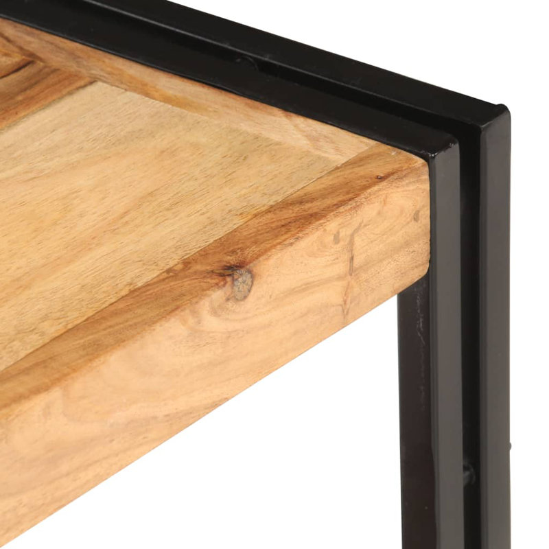 Meuble télé en bois massif Downham, Brun, 47.2", solid acacia wood