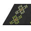 Tapis décoratif vert à motif géométrique Rosalia-778257573