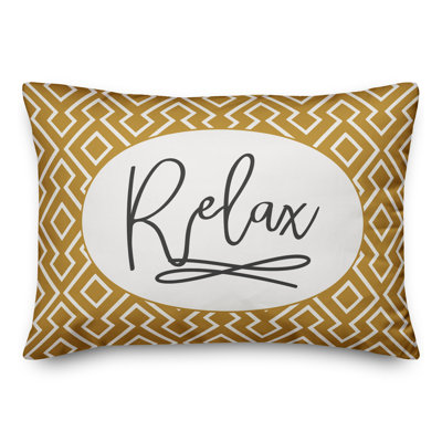 Housse de coussin rectangulaire et insert Relax