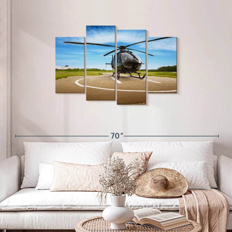 Mehar Helicopter, 27" H x 43" W