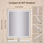 Demetrias Metal Rectangle Floor Mirror-1758194219