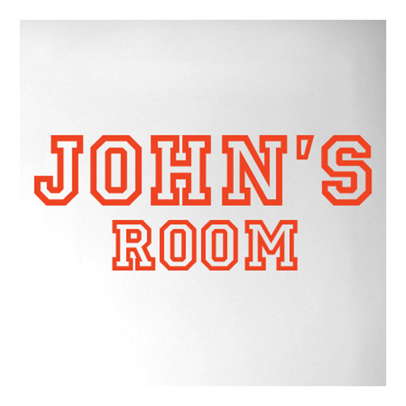Wall Decal, Orange