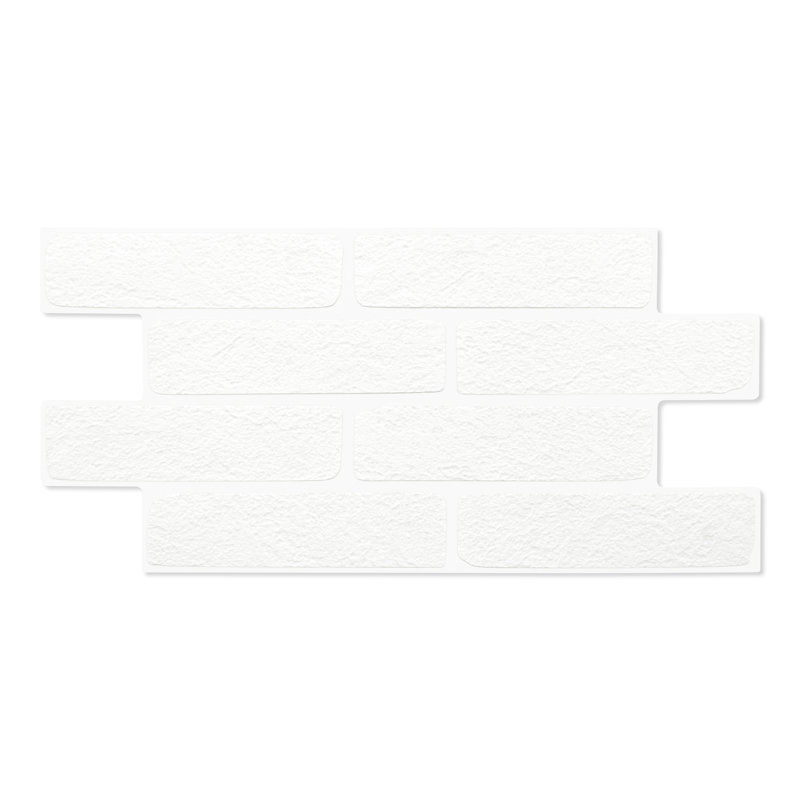 Carreau de mur en travertin 11,8 "x 23,6", Blanc