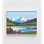 Affiche de montagne enneigée, idée de cadeau pour les randonneurs, décor de chambre Forest Air Bnb, affiche de Lake Hotel, cadeau d'anniversaire pour enfants, idée de cadeau pour les amoureux de la nature