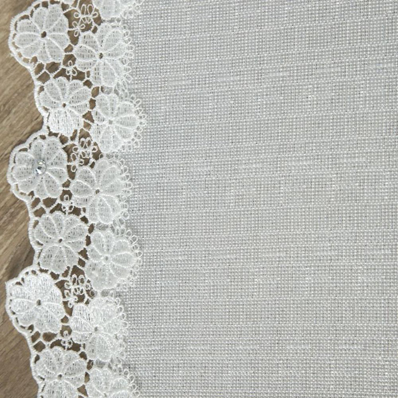 Sophie Tablecloth 80X80 Cm Silver