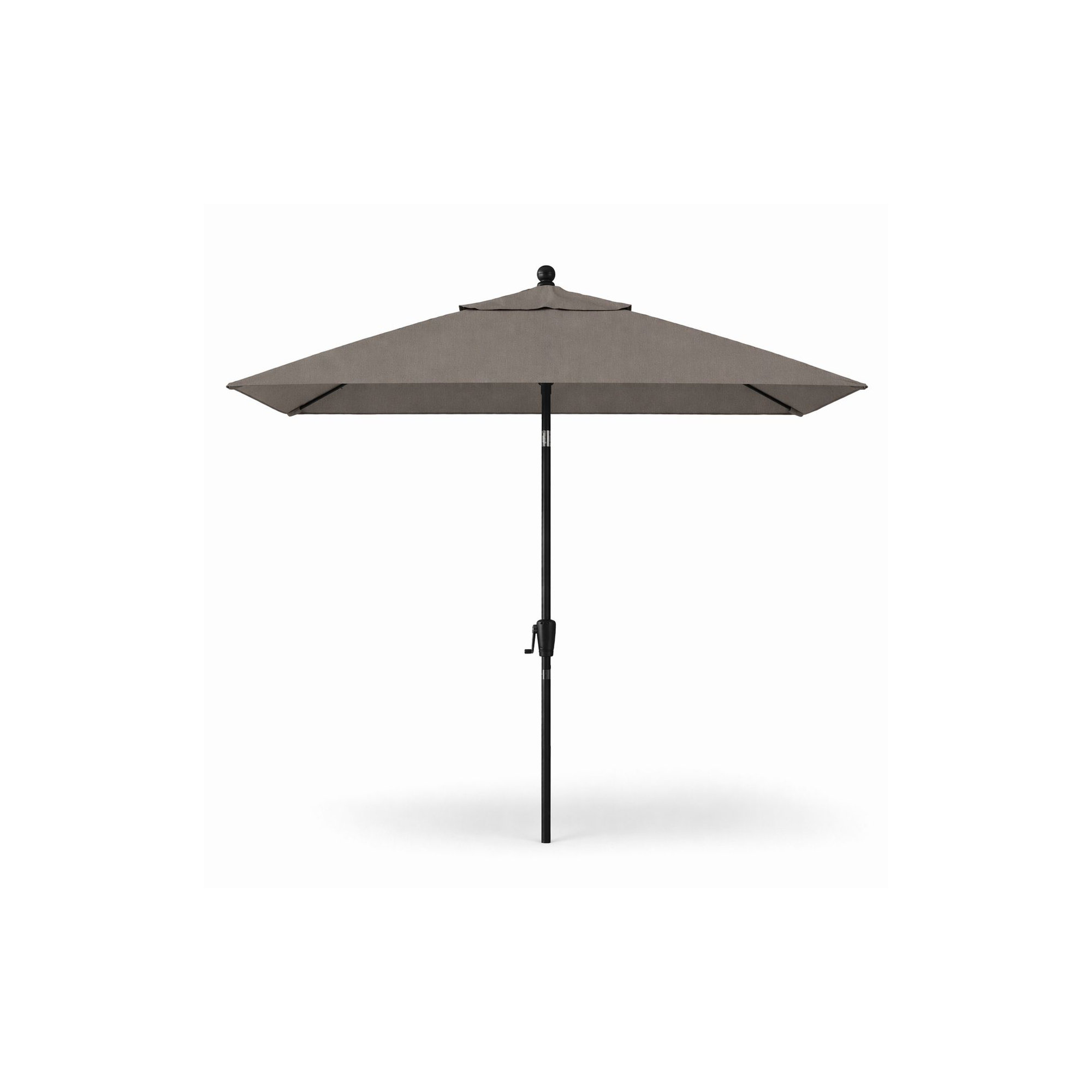 Natalie 103'' Outdoor Umbrella, Starring Gray, Spectrum Graphite Sunbrella® Plainweave