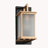 Modern 1-Light Lantern Outdoor Sconce Light Indoor Wall Sconce