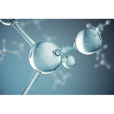 " 3D Illustration Molecules. "
