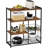 Aaliyahmarie 95cm 4 shelf Shelving Unit with 2 Baskets and Hooks