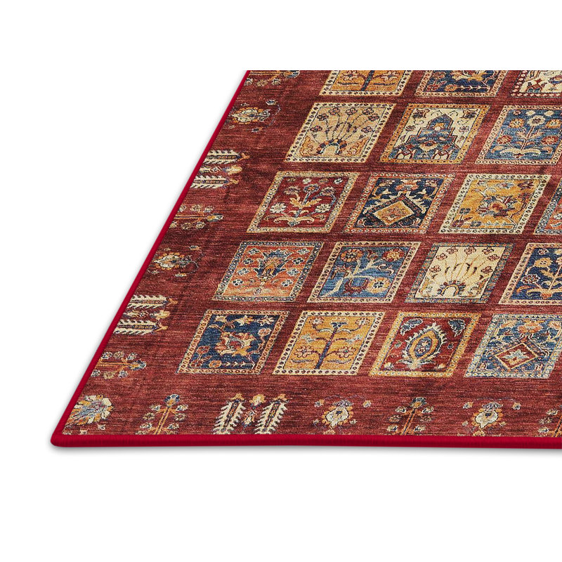 Abstract Multi Area Rug, Rectangle 7' x 9'