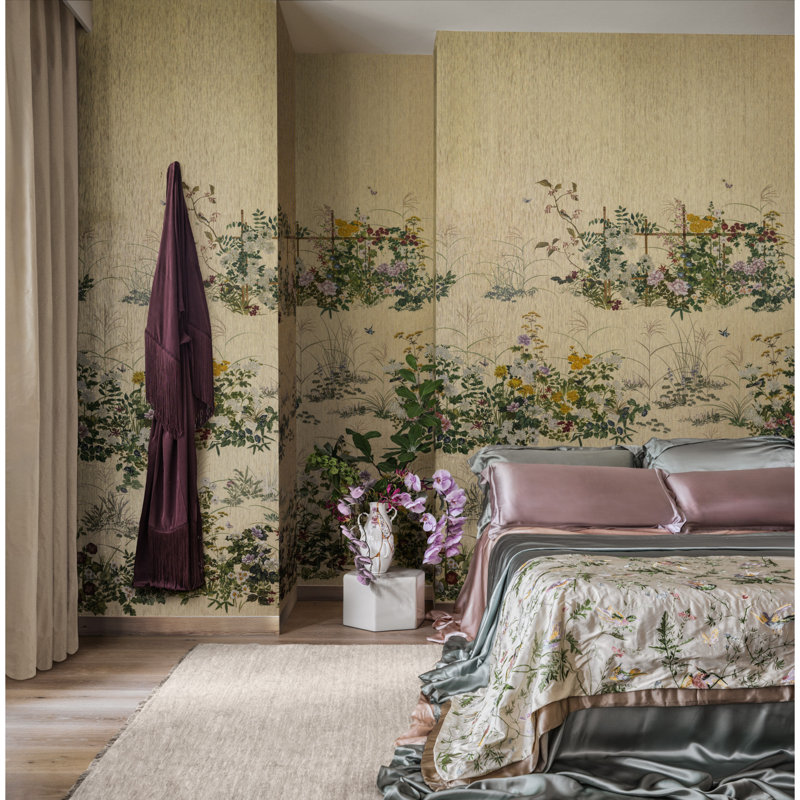 Scenic Flora, Gold, Paperweave Blend