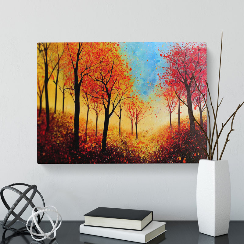 Animated Autumn Forest - Wrapped Canvas