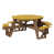 Sunburst Yellow Top/Antique Mahogany Base selected