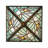 Rustic Lodge Glass Semi Flush Mount