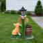 Décoration de jardin pour chien Corgi assis