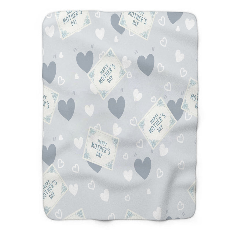 Bear Bear - Couverture sherpa de qualité supérieure 1 pièce, L 60 po x L 80 po