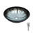 Artistic Gray Crackle Tempered Glass Vessel Sink With Pop-Up Drain (No Faucet)-119303786