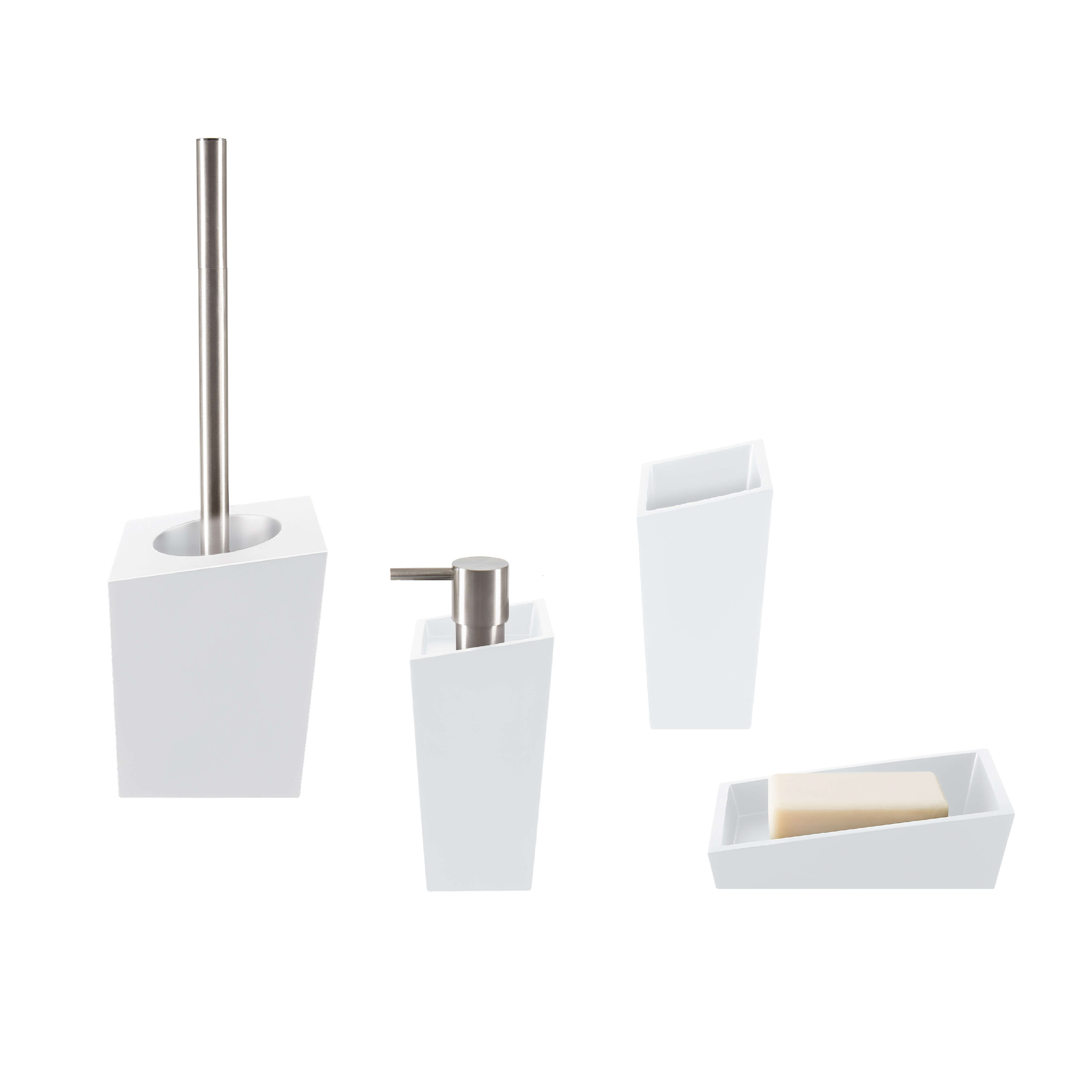 Arnice 4 Piece Bathroom Accessory Set