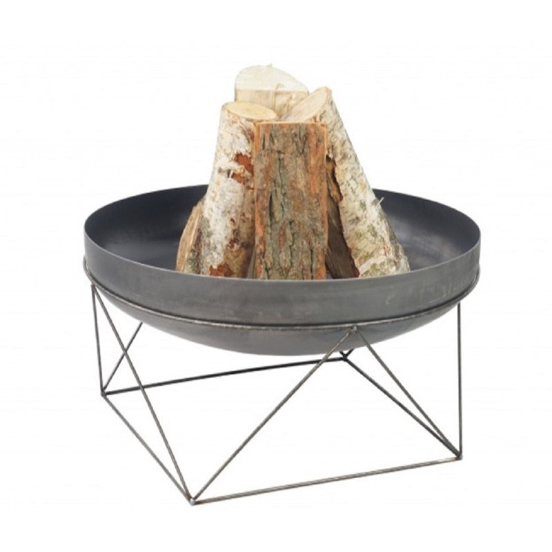 Otterburn Steel Wood Burning Smokeless Fire Pit, 30" H x 60" W x 60" D